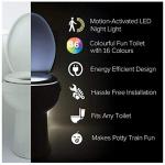 16 Colors LED Toilet Light Motion Detection USB Rechargeable