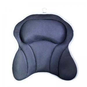 Breathable Bath Pillow Bathtub Pillow Back Neck Support Pillow with 3D Air Mesh