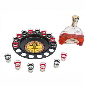 Game tray with lots of cups for indoor and outdoor parties