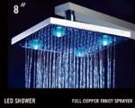 LED Overhead shower
