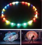 led colorful hula hoop