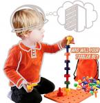 wholesale kid family theme building blocks plastic peg Board Set Toy