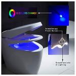 16 Colors LED Toilet Light Motion Detection USB Rechargeable