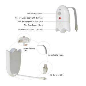 16 color rechargeable toilet night lamp LED sensor lightbowl led night light