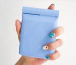 Pocket mirror Light Up Travel Mirror Mini Makeup mirror with 8 LED & Battery